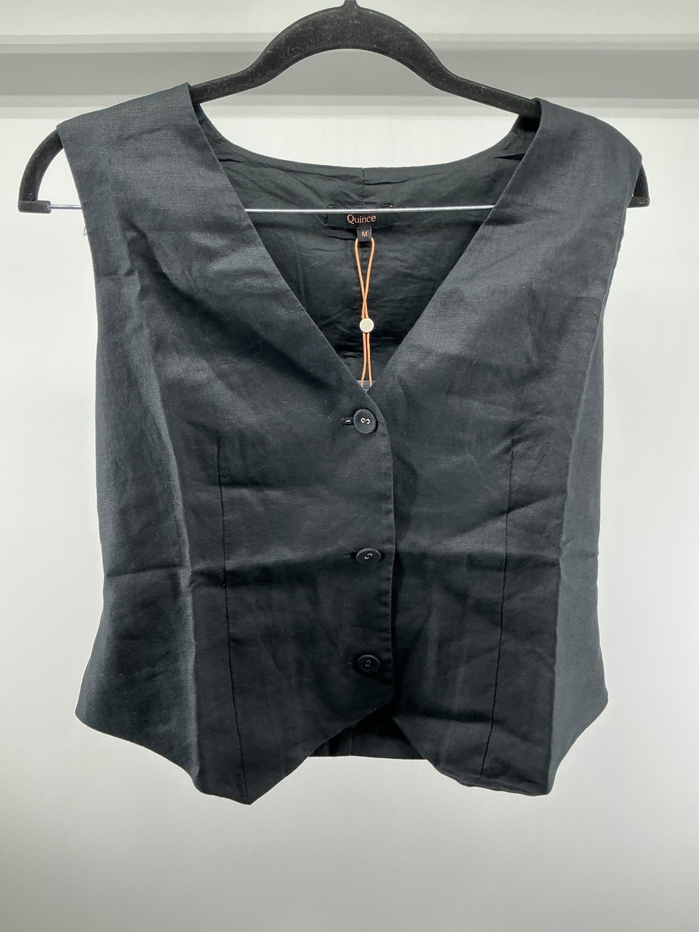 100% European Linen Vest